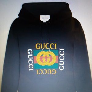 Black logo Gucci hoodie